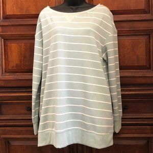 Fleece Striped Cozy Sweater